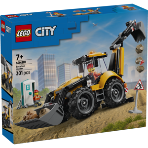  LEGO City Yellow Backhoe Loader 60480